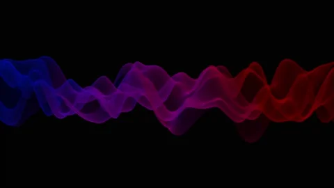 Blue and red dotted motion background Stock Footage 195741502