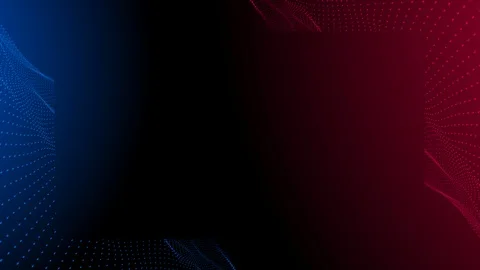 Blue and red flying light Stock Footage 124700669