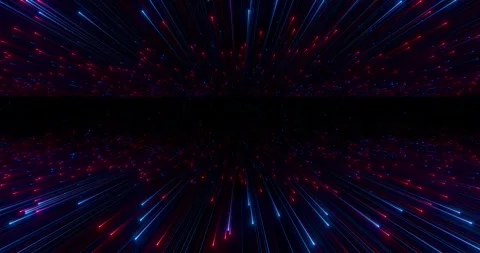Blue and red light trails motion background loop animated Stock Footage 318224655