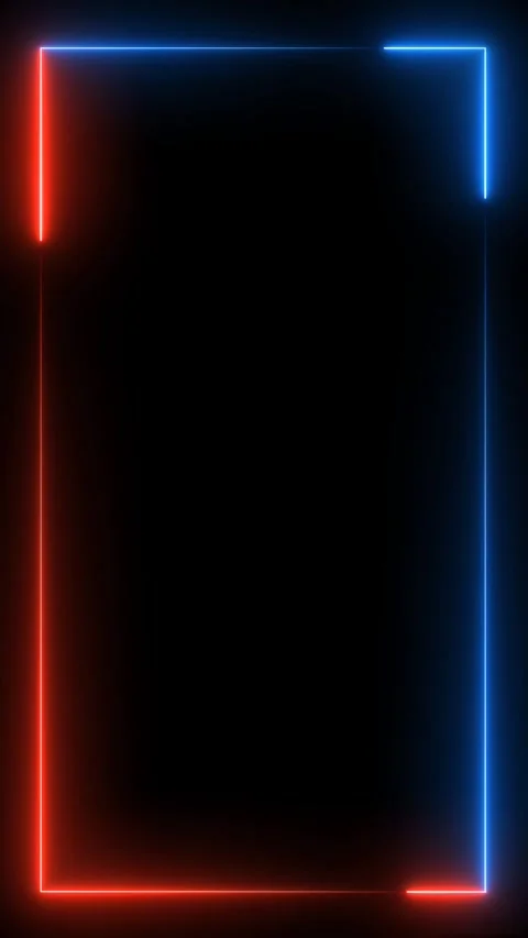 Blue and red neon lines animation footage Vertical Video Footage clip Stock Footage 247919439