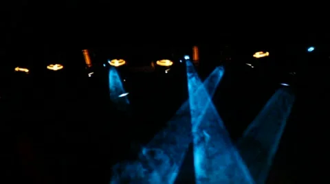 Blue and red rays Stock-Footage 959252