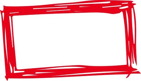 Blue and Red Square frame variation illustration Stock Illustration