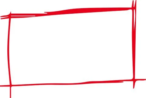 Blue and Red Square frame variation illustration Stock Illustration