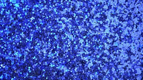 Blue and silver abstract bokeh lights. Shiny glitter background. New year and Stock Footage 122189081