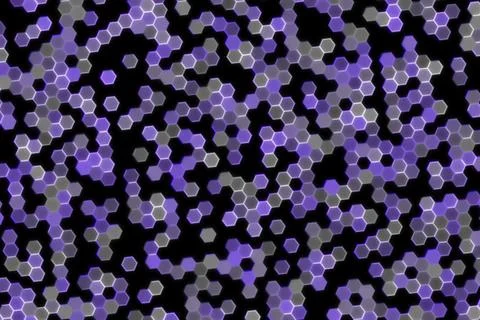 Blue and silver glitter particles on black background Stock Illustration