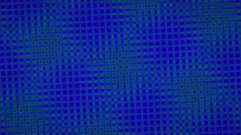 Blue and Teal Circular Microtexture Abstract Motion Background Stock Footage 346111982