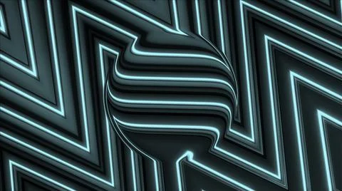 Blue and turquoise abstract. Motion. Beautiful green triangular blurry triangles Stock Illustration
