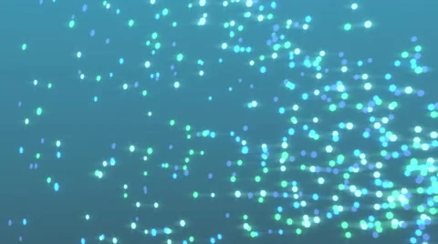 Blue and turquoise hexagons fly free Stock Footage 50313377