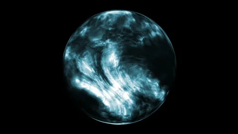 Blue and unknown sphere 스톡 동영상 89889844