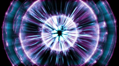 Blue and violet circular abstract Stock Footage 53838159