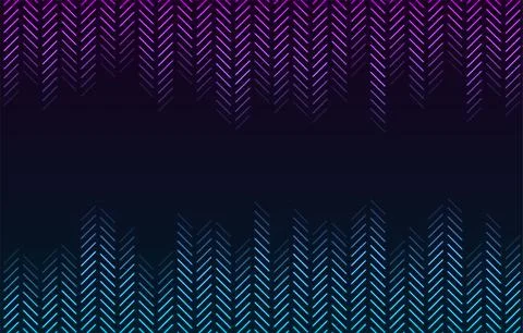 Blue and violet geometric lines abstract technical modern background Stock Illustration