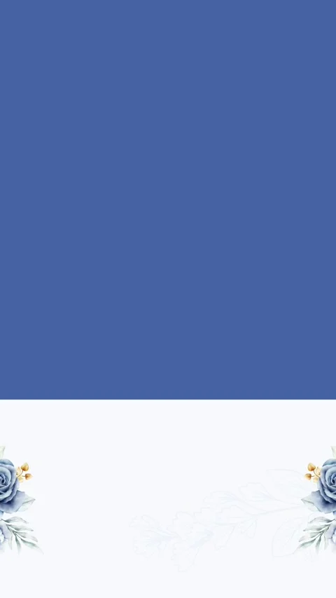 Blue and white abstract background with floral accents. Stock Footage 320588178