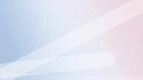 Blue and white abstract background with sweeping ribbon-like bands, glowing.. Stock Illustration