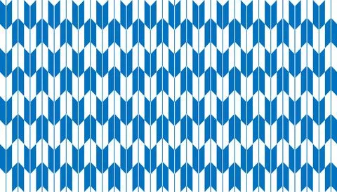 Blue and white arrow pattern background, seamless, Japanese pattern Stock Illustration