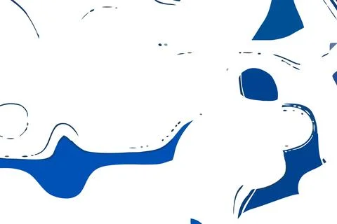 Blue and white background. Abstract vector. Moving waves design. Fluid geomet Stock Illustration