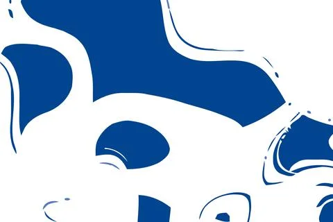 Blue and white background. Abstract vector. Moving waves design. Fluid geomet Stock Illustration