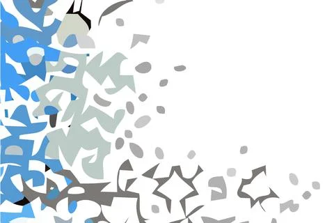 Blue and white background. Abstract vector. Modern geometric design. 2D rende Stock Illustration