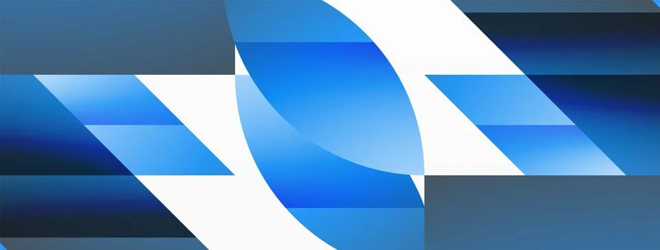 A blue and white background with a geometric pattern Illustration