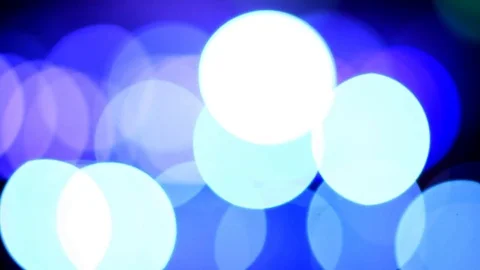 Blue and white bokeh light as abstract background. Stock Footage 81881237