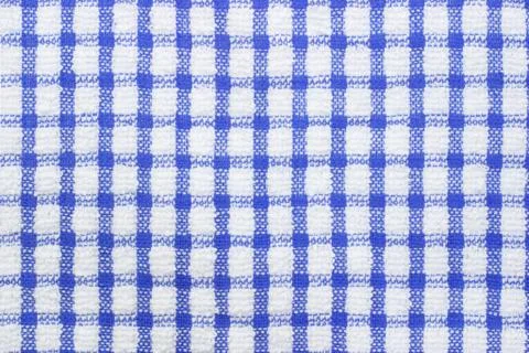 Blue and white checked pattern Stock Photos