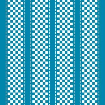 Blue and white checkered abstract background Stock Illustration