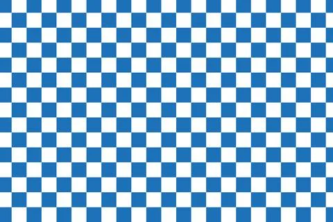 Blue and white checkered pattern . Blue and white square background Stock Illustration