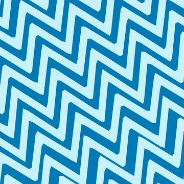 Blue and White Chevron Zigzag Geometric Seamless Background Pattern 스톡 일러스트