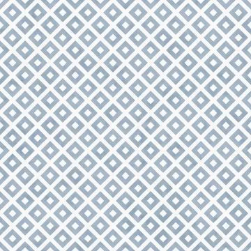 Blue and white diagonal squares tiles pattern repeat background Stock Illustration
