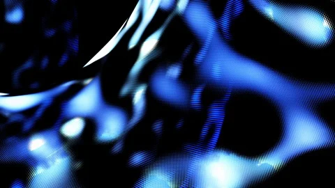 Blue And White Dotted Pattern Flowing Looping Background Stock Footage 116722223