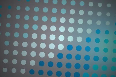Blue and white dotted pattern on gray background Stock Photos