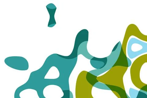 Blue and white dynamic background. Abstract vector.Digital curve design. 2D r Stock Illustration