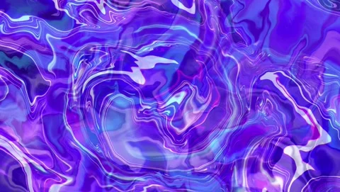 Blue and white flowing liquid waves abstract motion blurred background. Stock Footage 150329358