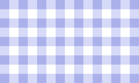 Blue and White Gingham Checkered Stock Illustration