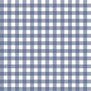 Blue and white gingham seamless pattern. 스톡 일러스트