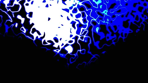 Blue and white gradient neural organic animated background Stock Footage 171226809