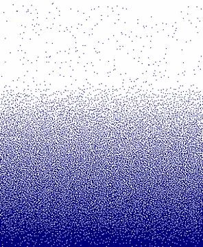 Blue and white gradient, pixel graphics, knitting design Stock Illustration