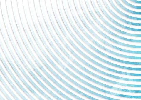 Blue and white grunge linear circles abstract geometric background Stock Illustration