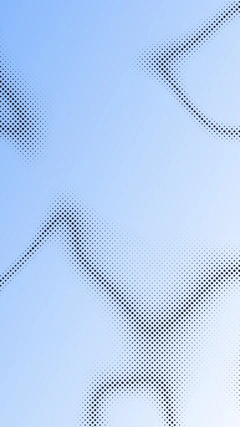 Blue and white halftone dot pattern with soft gradient motion, abstract dot.. Stock Footage 334605328