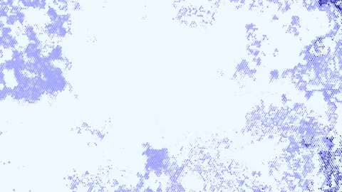 Blue and White Halftone Pattern Background Texture Dynamic Visual Effect Stock Footage 314086323