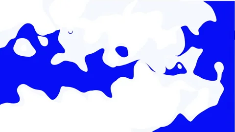 Blue and white liquid background,best animation in 4k. Stock Footage 203753104