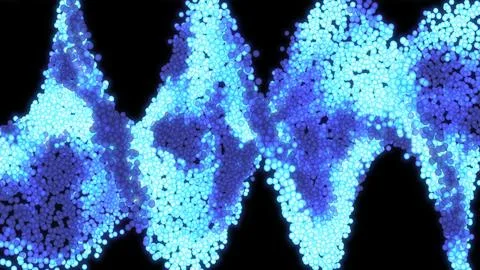 Blue and white moving spirals of molecules and dna medical and scientific s.. 스톡 일러스트