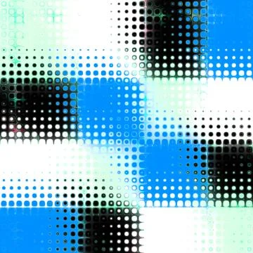 Blue and white pattern in a chessboard order as abstract background. Stock Illustration