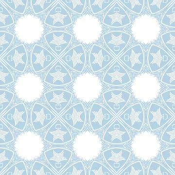 Blue and white patterned surface with geometric shapes Stock Illustration