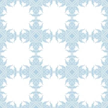 Blue and white patterned surface with geometric shapes Stock Illustration