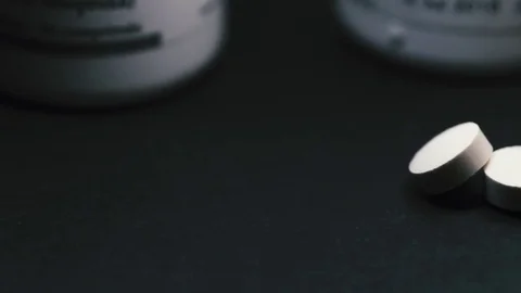 Blue And White Pills 스톡 동영상 70857576