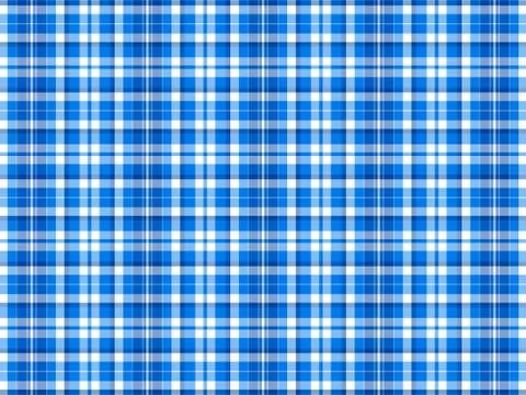 Blue and white plaid background Stock Illustration