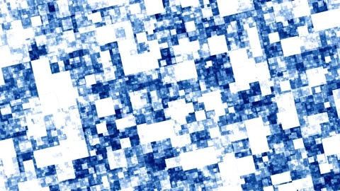 Blue and white rectangular shape geometry background Stock Footage 229318779