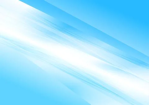 Blue and white shiny smooth stripes abstract modern tech background 스톡 일러스트