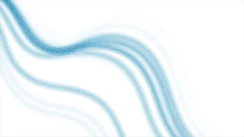 Blue and white smooth wavy lines motion background with grainy texture Stock Footage 345708473