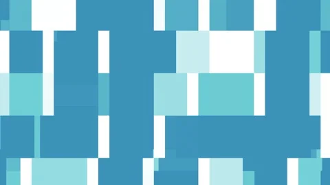 Blue and white square moving squeeze Stock Footage 273095583